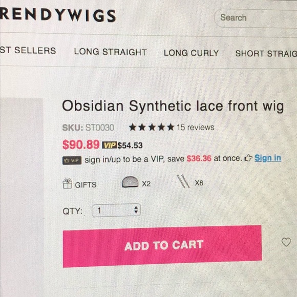 New lace front wig - Picture 2 of 4